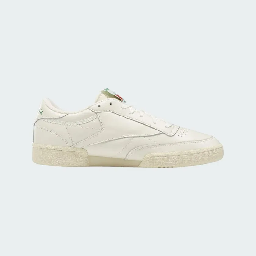 Reebok Classic Club C 85 Vintage Leather Chalk Unisex Trainers DV6434 Tennis Shoes Size 3