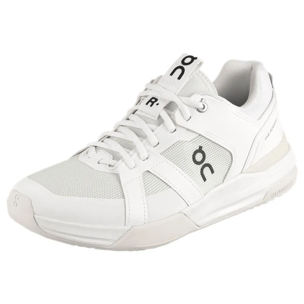 On Women's THE ROGER Clubhouse Pro - White/Ice European Style Tennis Shoes