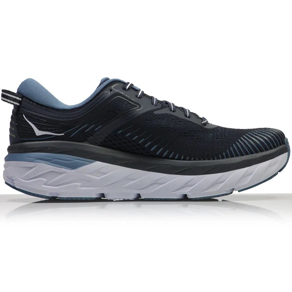 Most Affordable Running Shoes Hoka One One Bondi 7 Men's Running Shoe - Ombre Blue/Provincial Blue