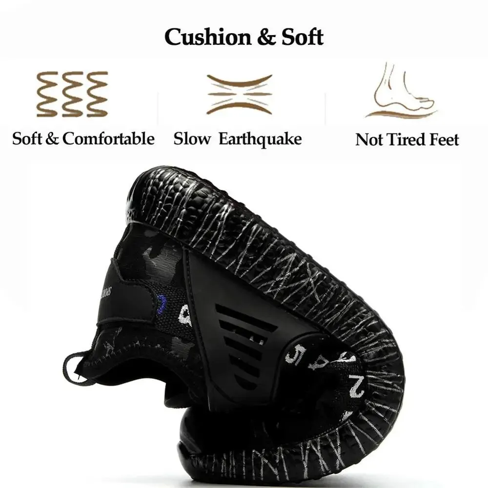 Men's Work Safety Shoes Western Dresses To Wear With Boots