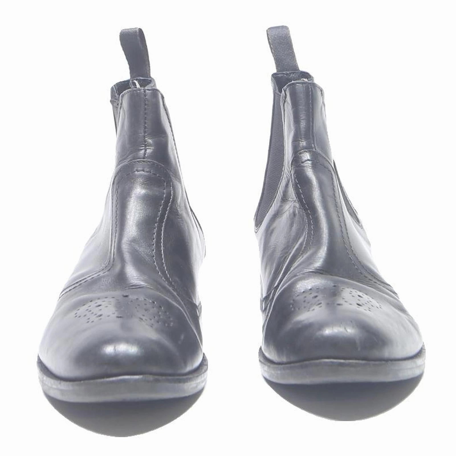 TRIVEA FLIGHT Womens Chelsea Ankle Boots Black Leather UK 6 Stylish Comfortable Hi Tec Boots