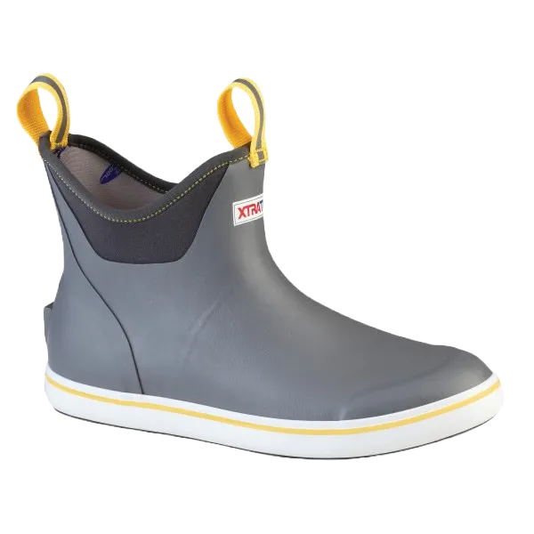 Stradivarius Biker Boots XTRATUF Men's Waterproof Ankle Gray and Yellow Deck Boot 22735