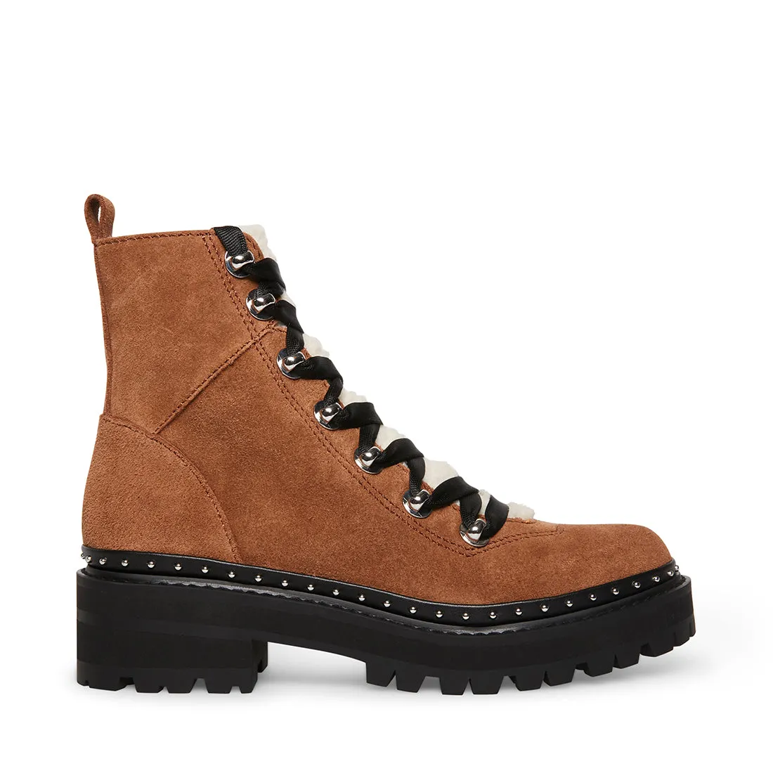 Them Apple Bottom Jeans Boots With The Fur RAINIER CHESTNUT SUEDE - SM REBOOTED