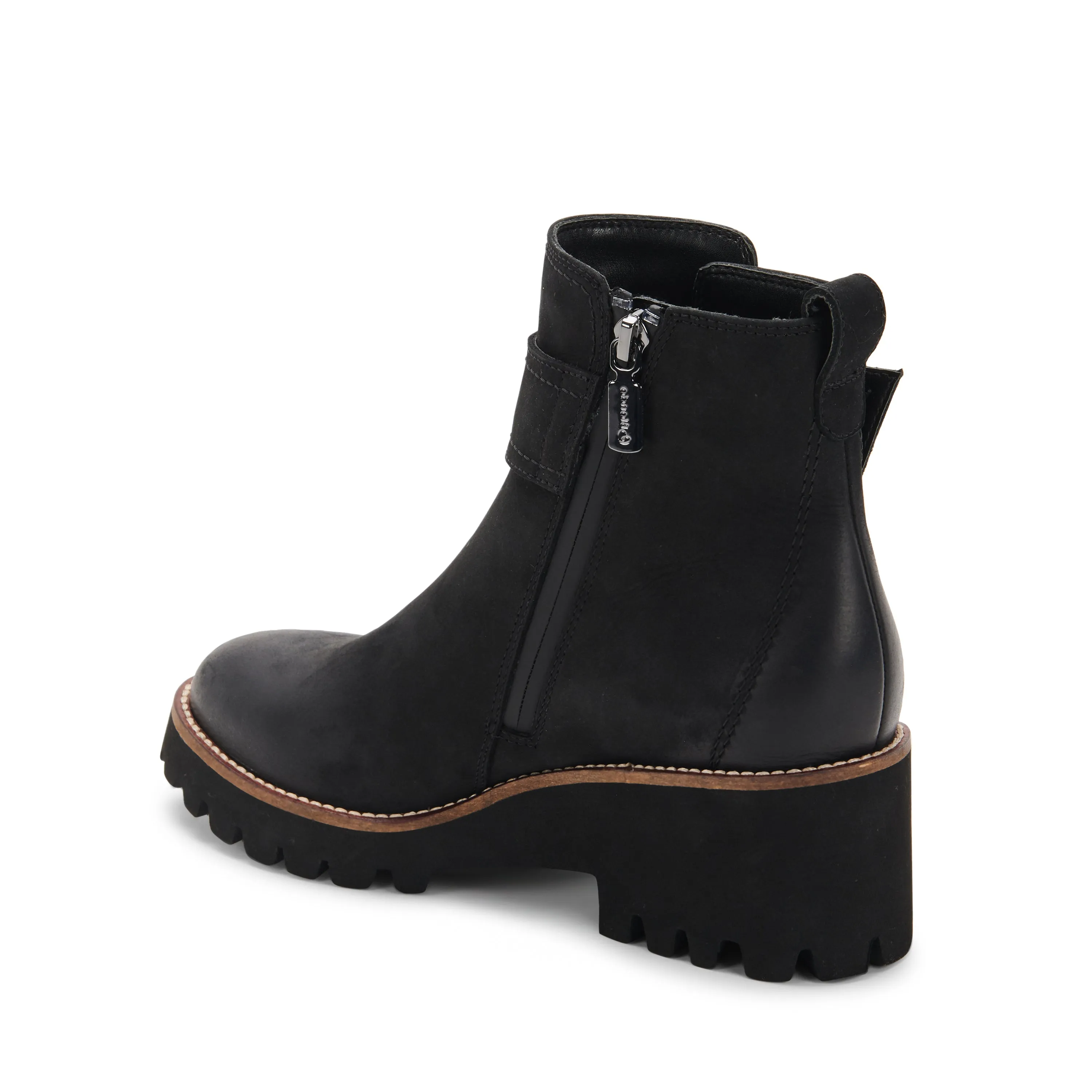 DAGGER Mid Calf Slouch Boots Low Heel