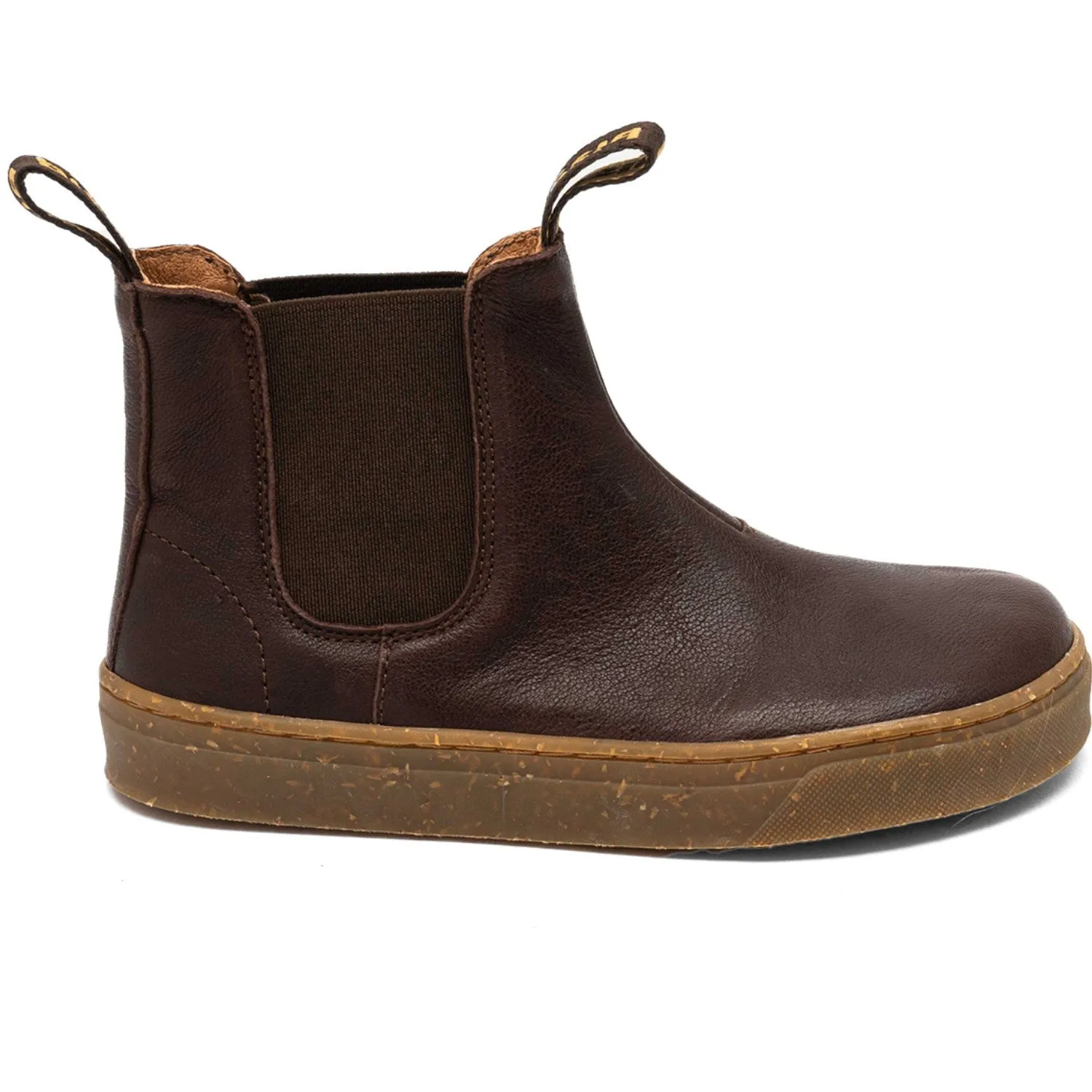 Bisgaard Dark Brown Barefoot Ene Pull On Steel Toe Boots