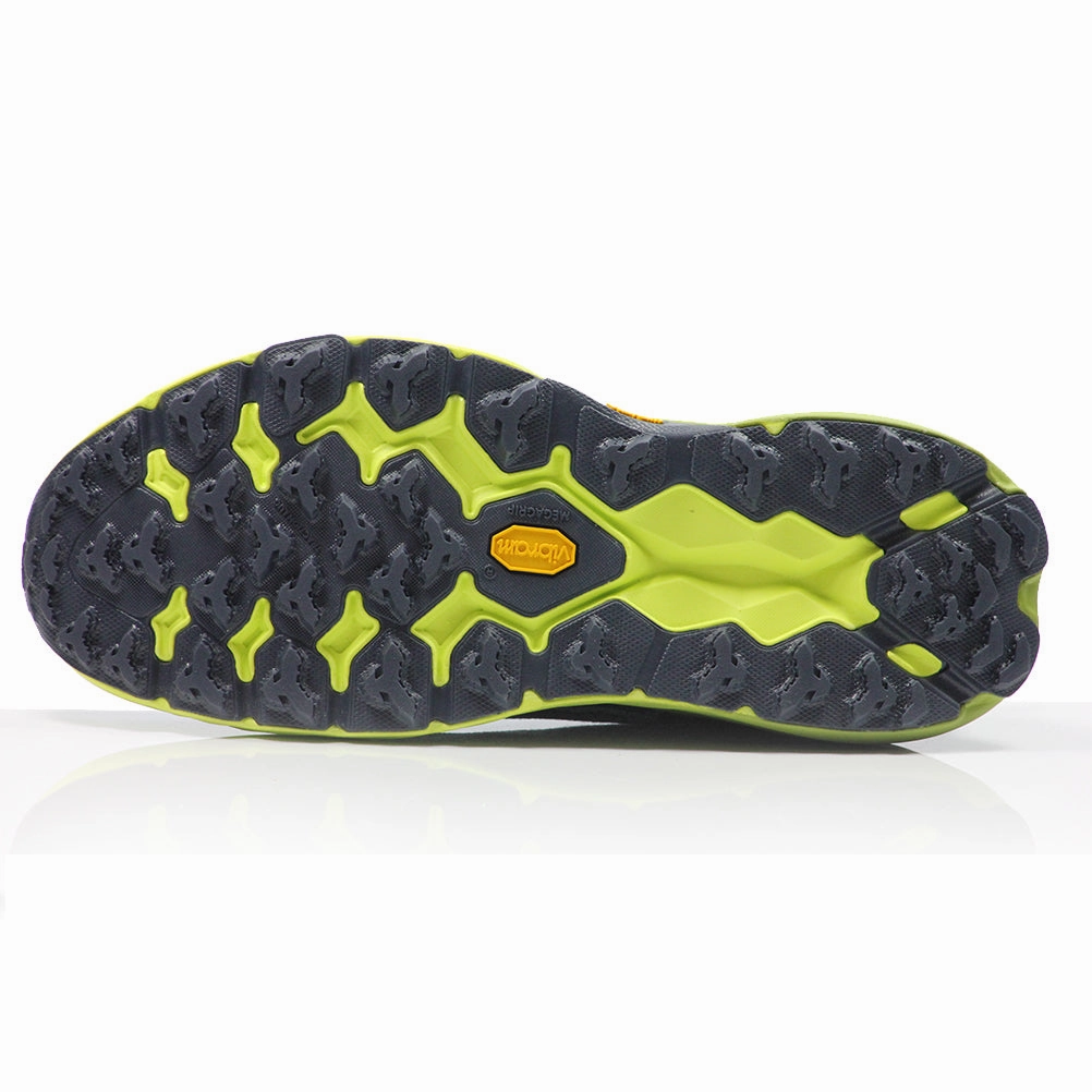 High Top Trail Running Shoes Hoka One One Speedgoat 5 Men's Trail Shoe - Stone Blue/Dark Citron