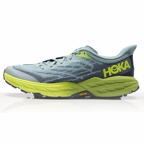 530 Running Shoes Hoka One One Speedgoat 5 Men's Trail Shoe - Stone Blue/Dark Citron