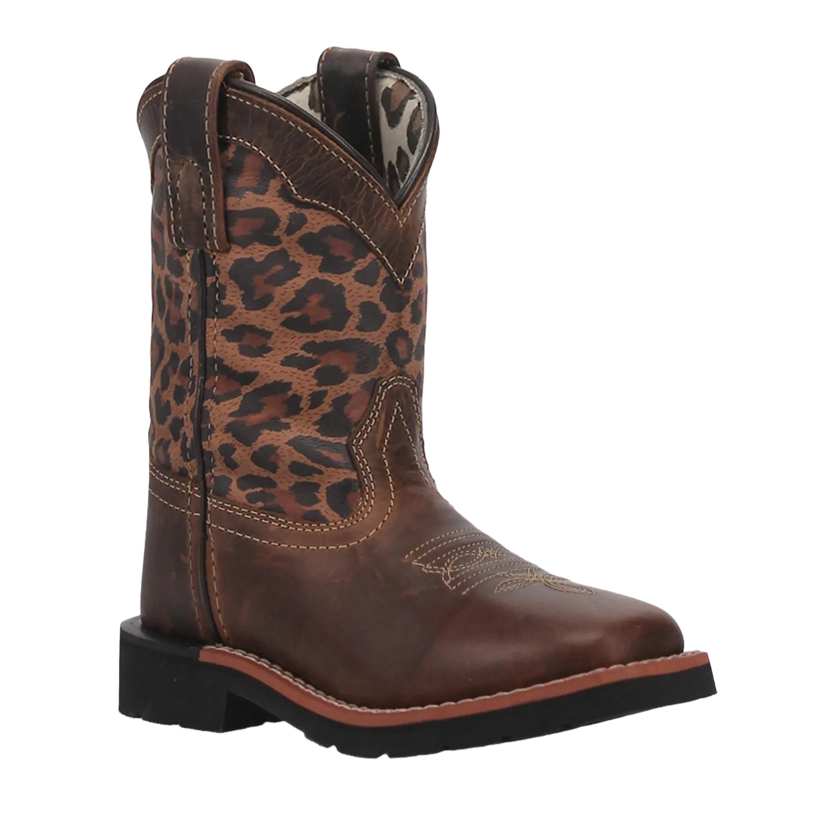 Outfits With Army Boots Dan Post Girl's Makucha Cheetah Tan Pull On Western Boots DPC3951