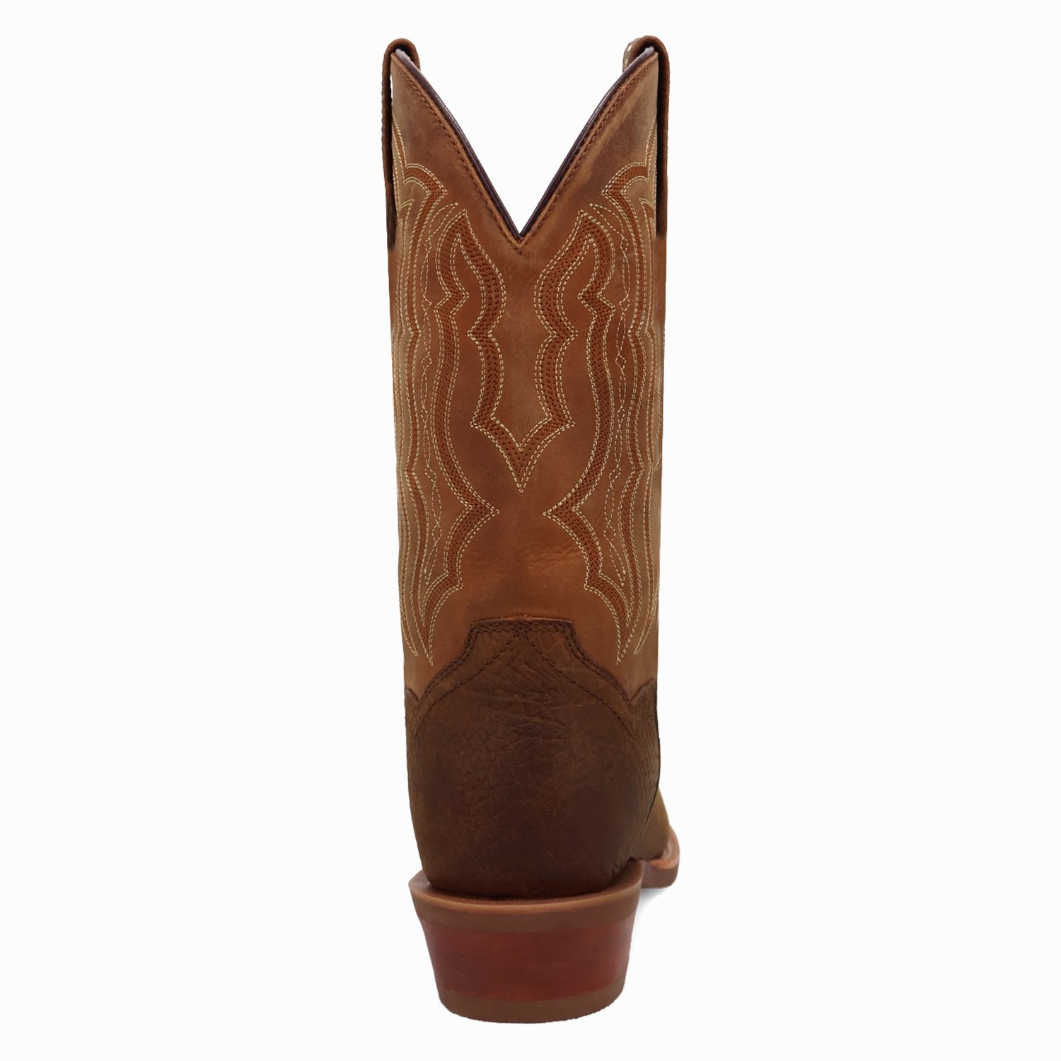 Dan Post Men's Creed Chocolate & Tan Leather Boots DP7010 Fake Leather Boots