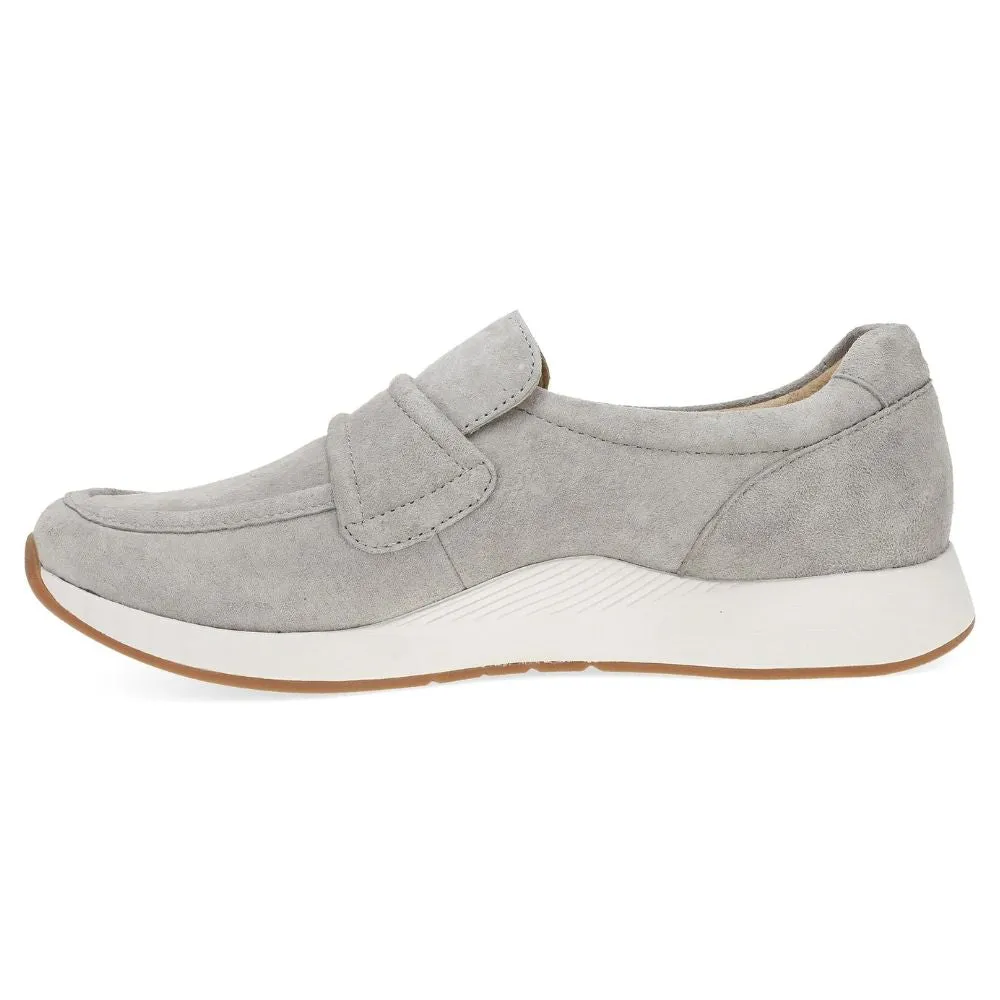 New Slip On Dansko Clementine Light Grey Nubuck Sneaker (Women's)