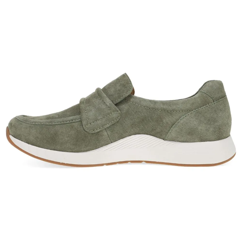 Barefoot Slip On Sandals Dansko Clementine Olive Nubuck Sneaker (Women's)