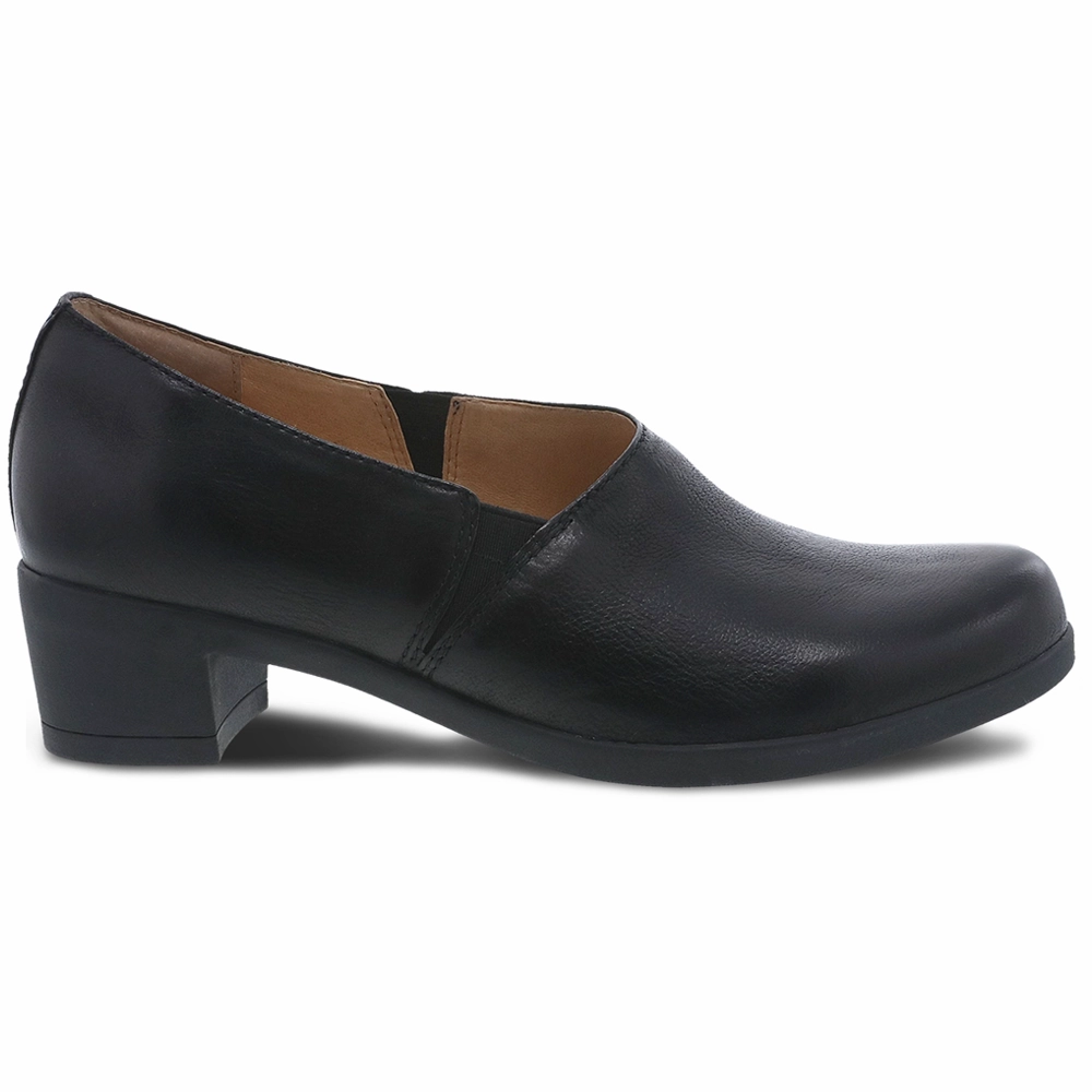 Alegria Slip On Shoes Dansko Camdyn Black Nubuck (Women's)