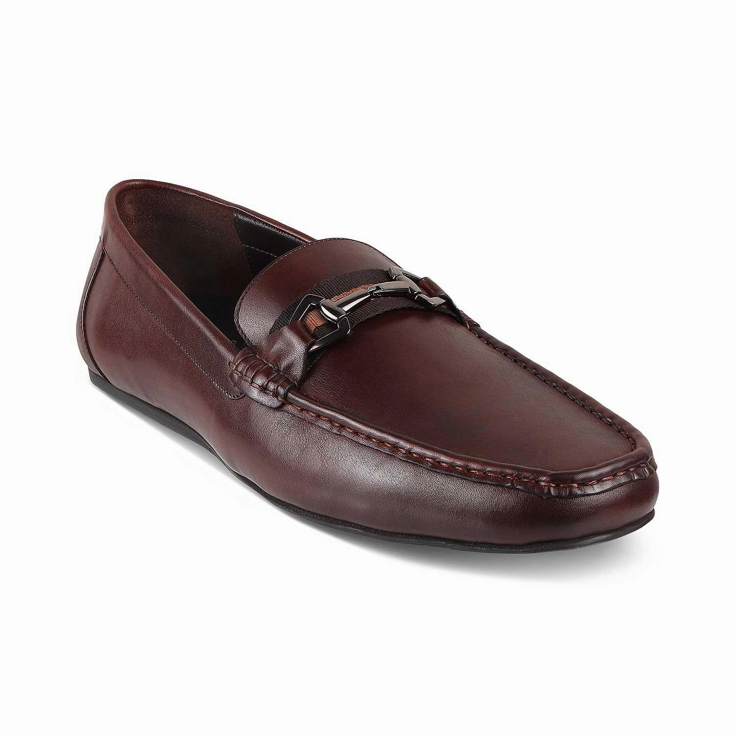 Derek Guy Loafers The Ondrive Brown Men's Leather Driving Loafers Tresmode