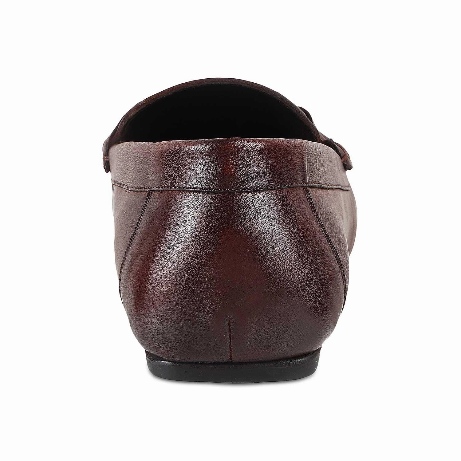 The Ondrive Brown Men's Leather Driving Loafers Tresmode Aldo Suede Loafers