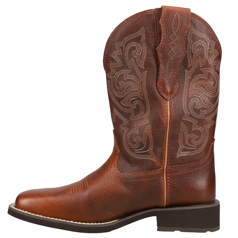 Morgan Wallen Sand In My Boots Festival Delilah StretchFit Embroidery Square Toe Cowboy Boots