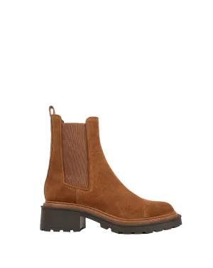 Delilah Suede Bootie Leather And Boots