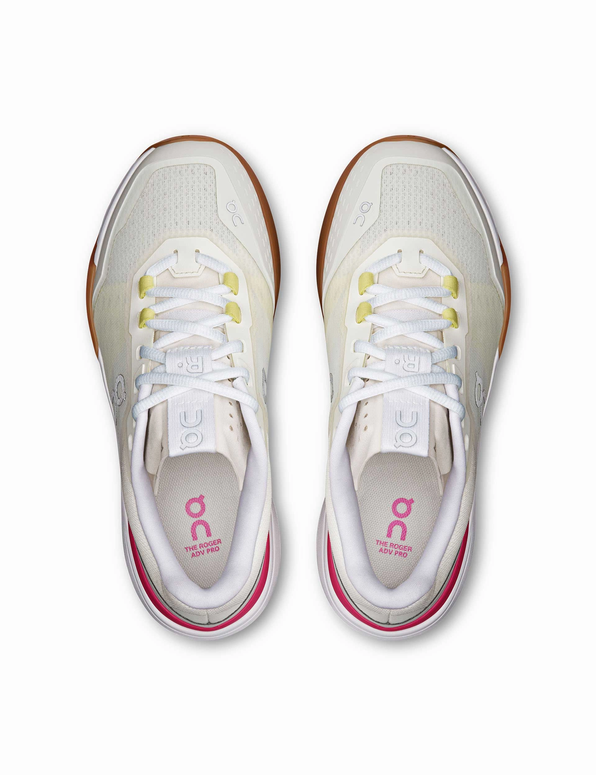 The Roger Advantage Pro - Ivory/Pink Spanish Tennis Shoes