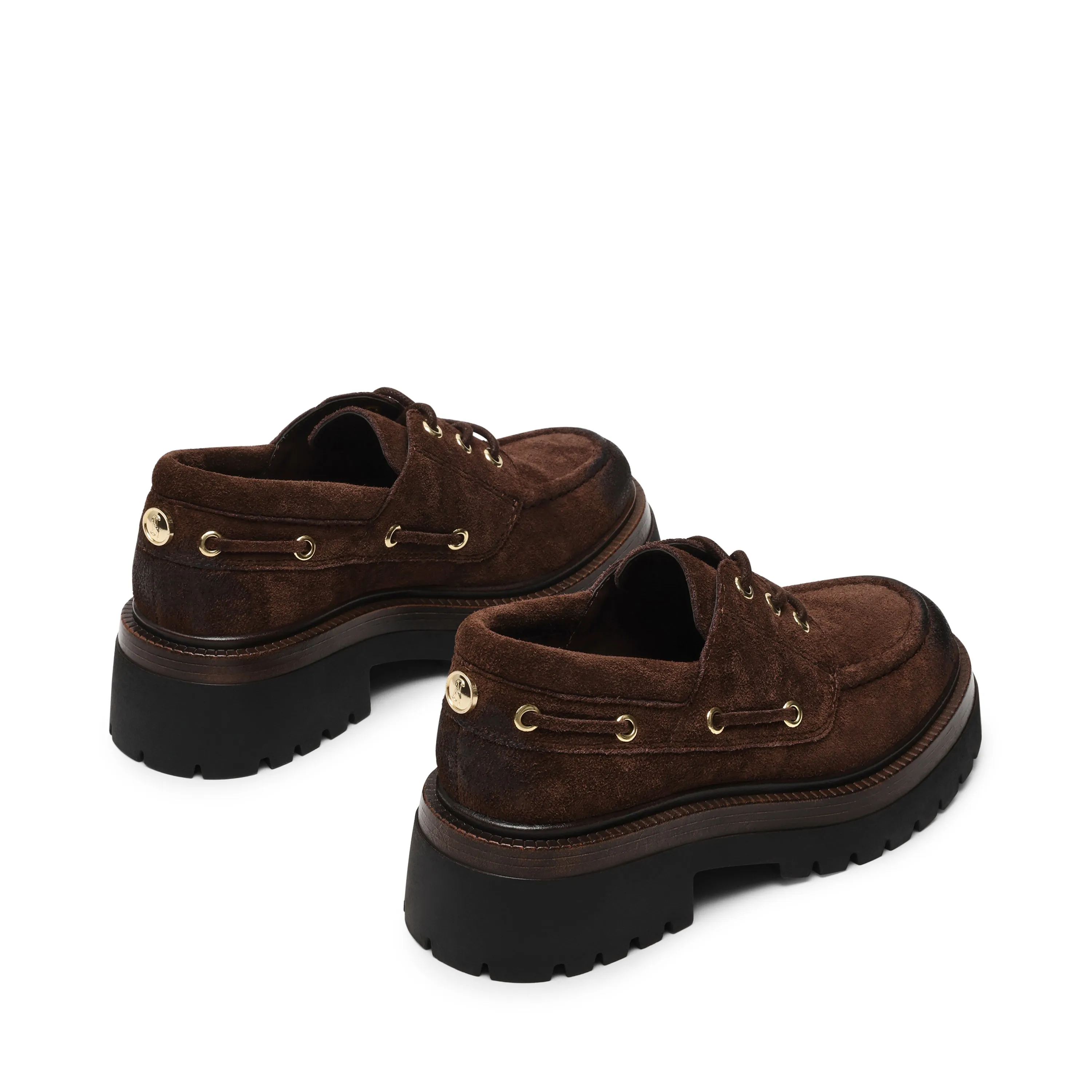 Detroit Flat Shoe BROWN SUED Best Aerobic Shoes For Flat Feet