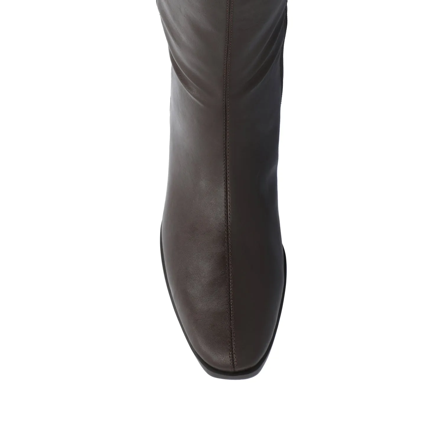 DEVRI KNEE HIGH BOOTS IN WIDE CALF Wedding Boots Cowgirl