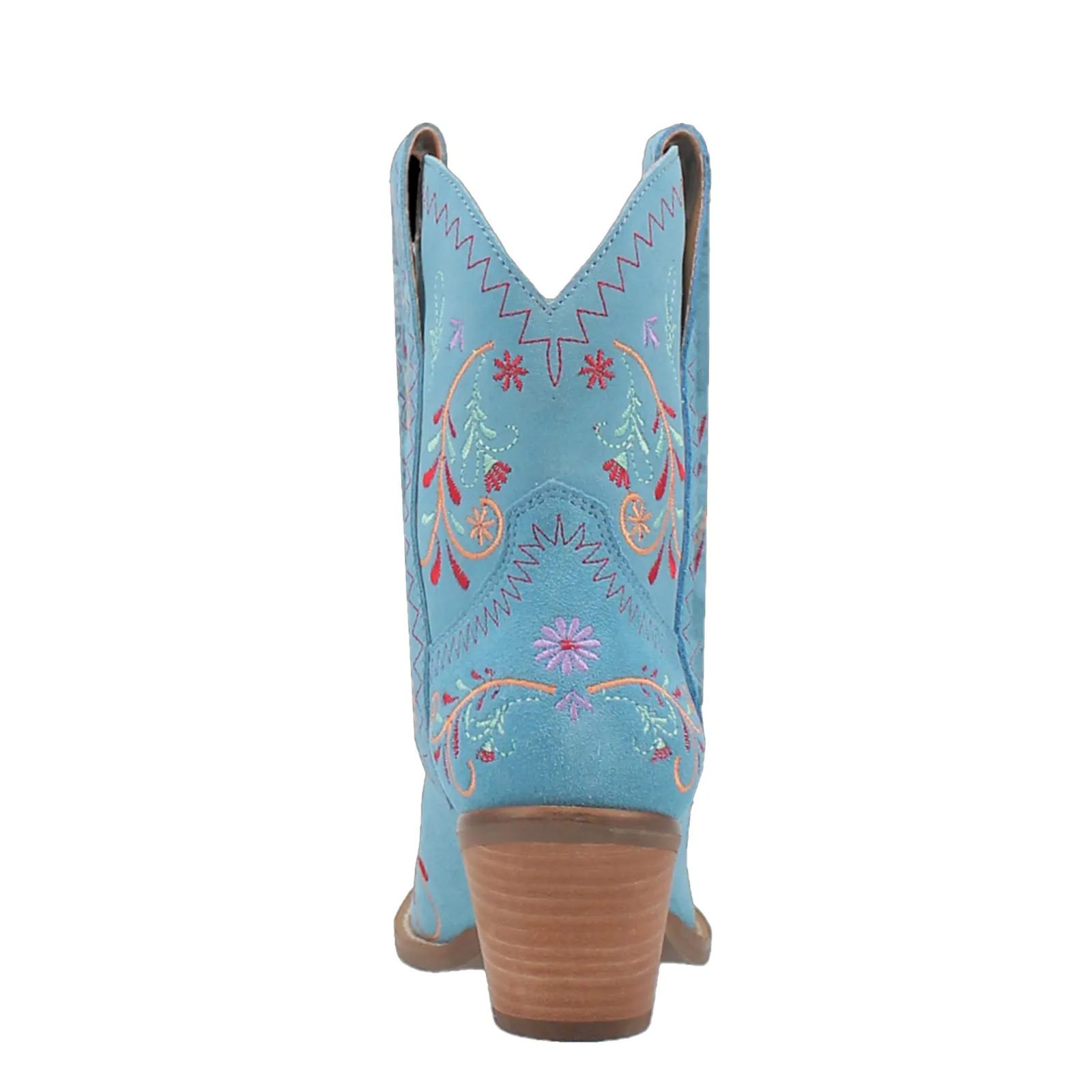 Solovair Boots Dingo Ladies Sugar Bug Light Blue Western Booties DI179-BL
