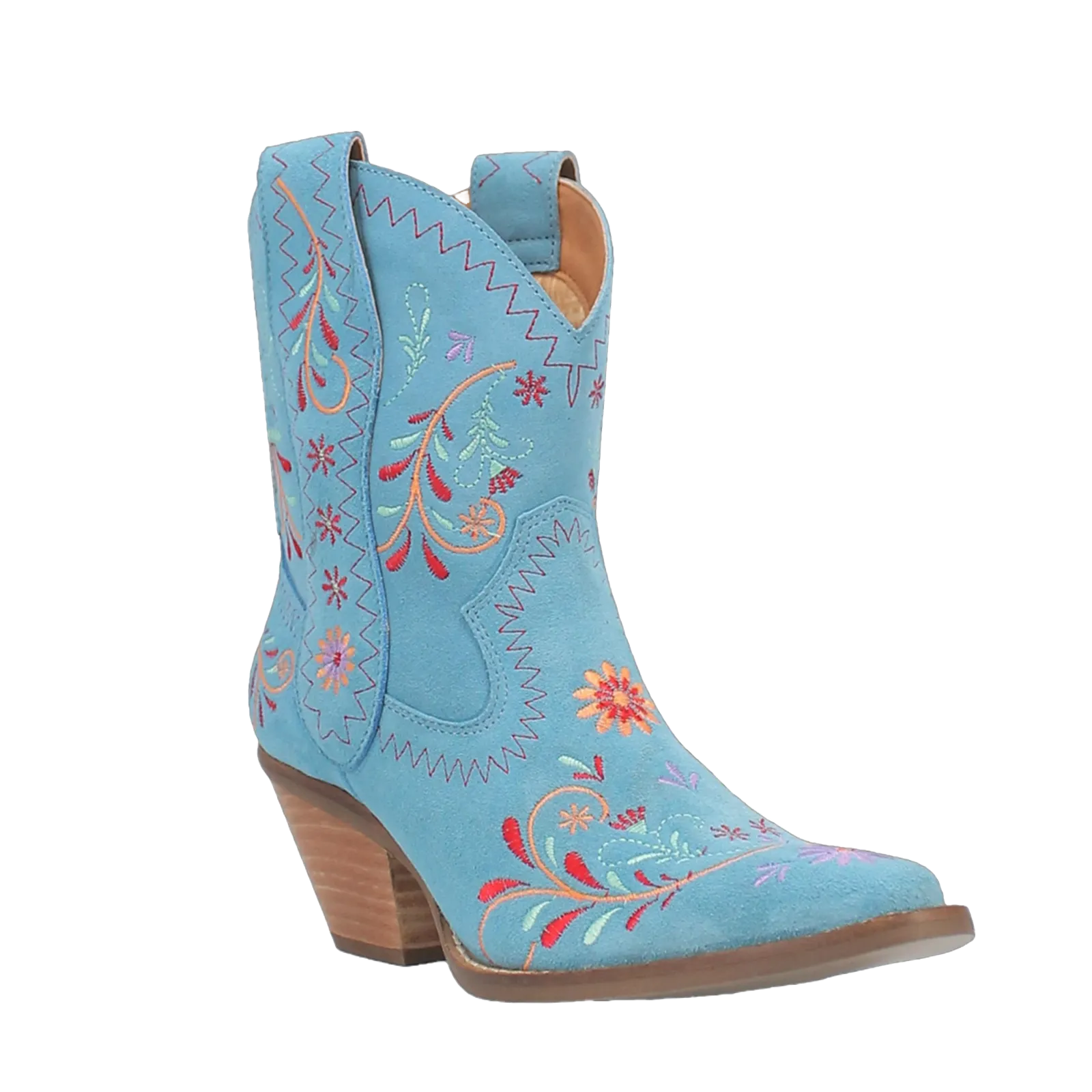Dingo Ladies Sugar Bug Light Blue Western Booties DI179-BL Tactical Boots
