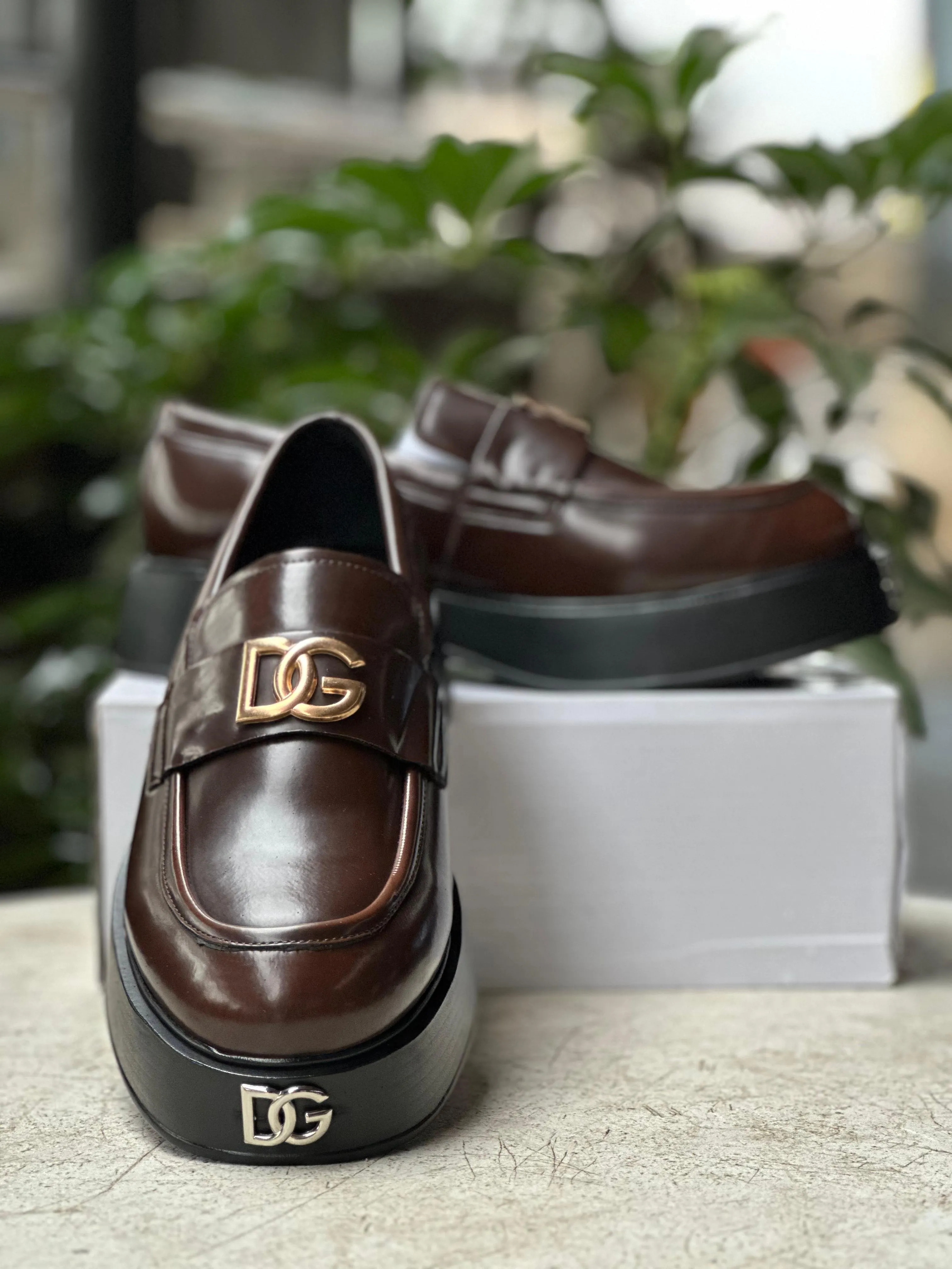Sneakers 7.5 Dolce & Gabbana Brown Platform Loafers