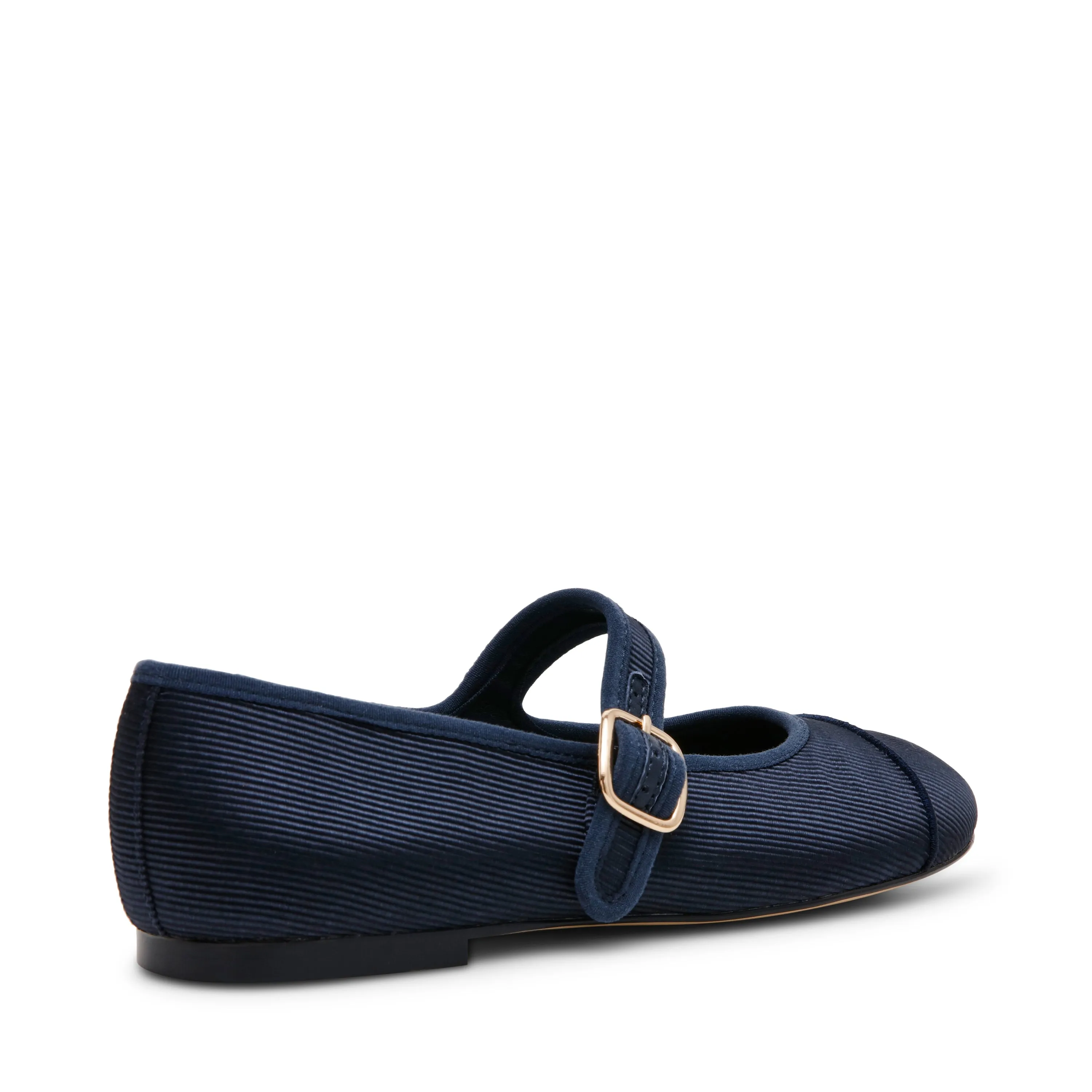 Dory Flat Shoe NAVY SATIN Flat Bed Shoes