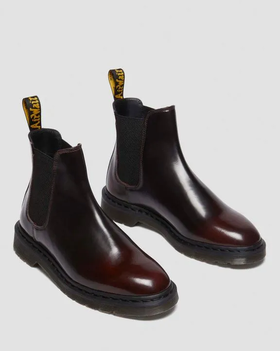 Dr. Martens Graeme Cherry Red Arcadia - Womens Knee High High Heel Boots
