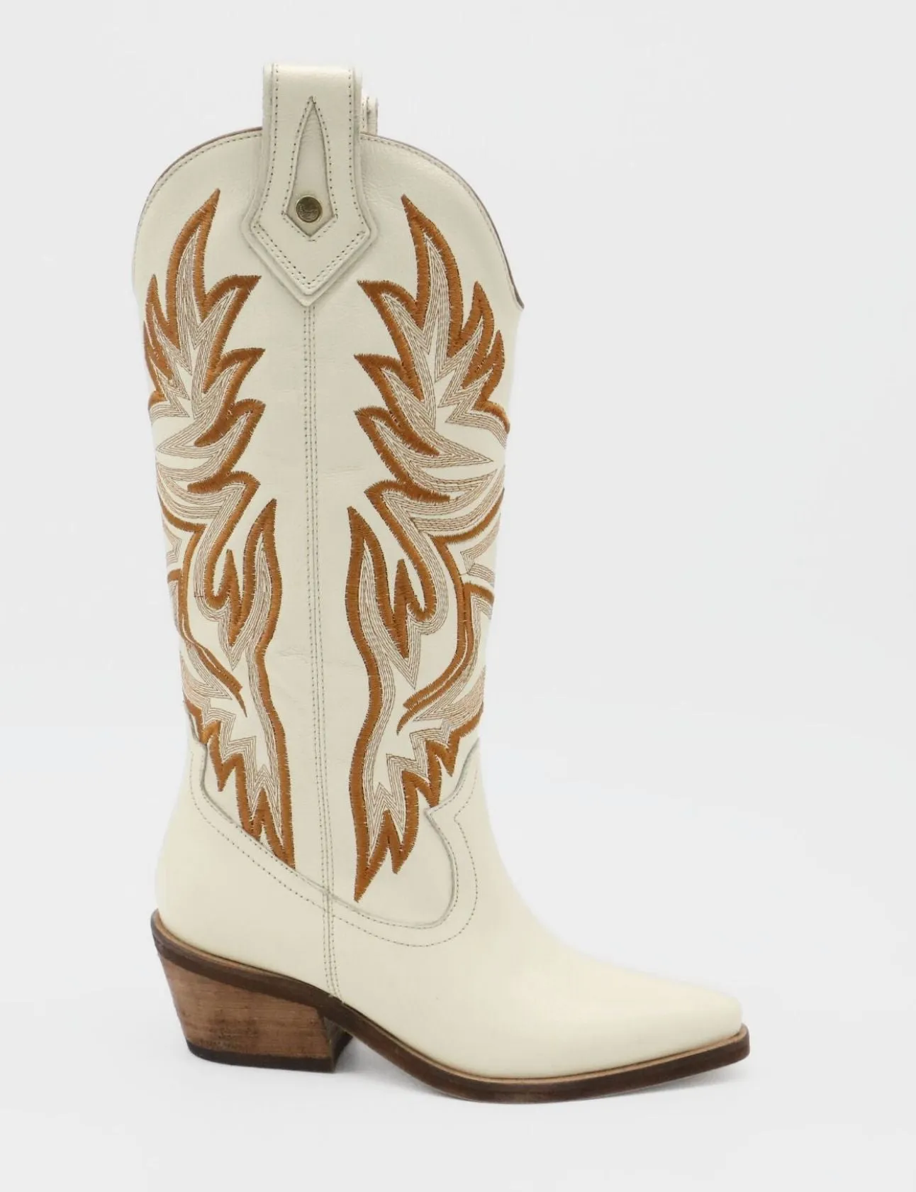 Dramen western cowboy boots in ivory leather womens shoes Lucchese Boots Alligator