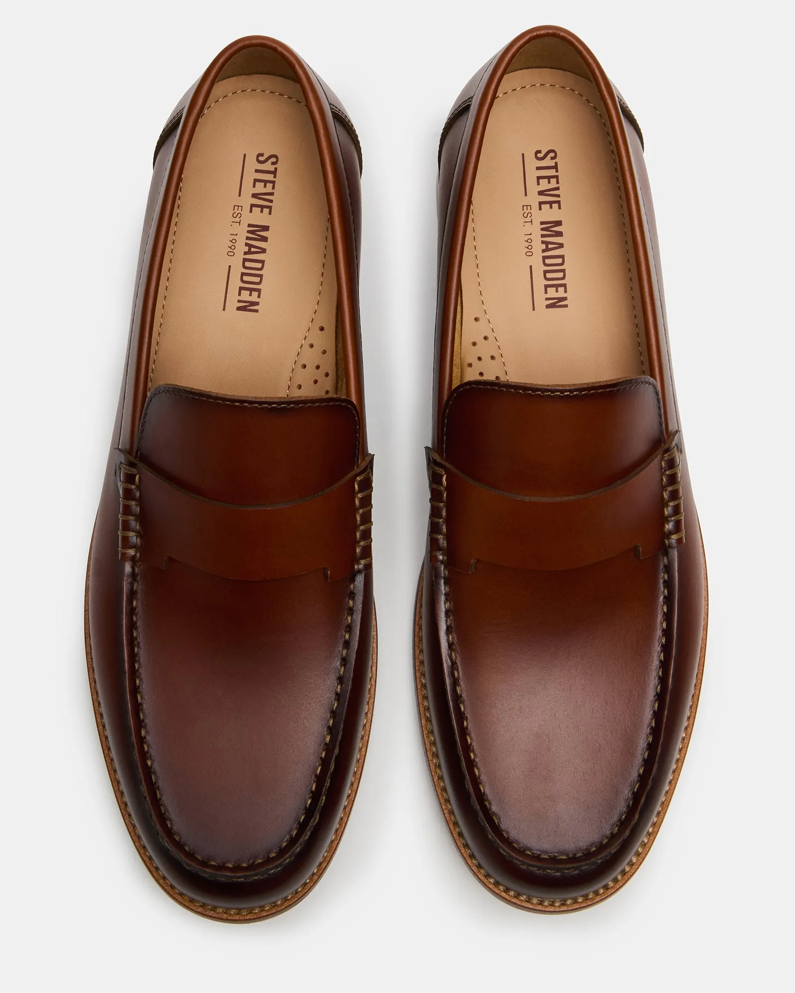 Michael Kors Buchanan Loafers COLVER COGNAC LEATHER