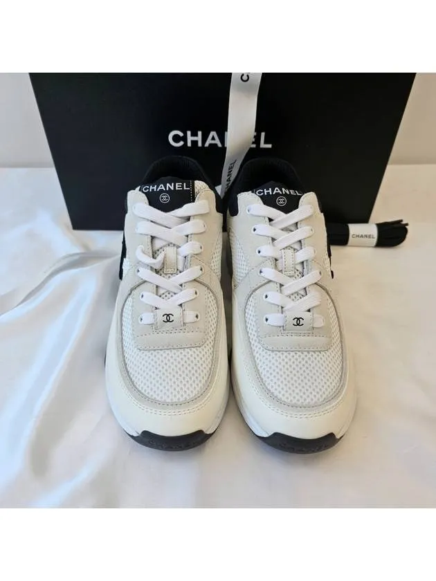 CC Logo Suede Tennis Low Top Sneakers Black Chanel Guess Tennis Shoes Sale