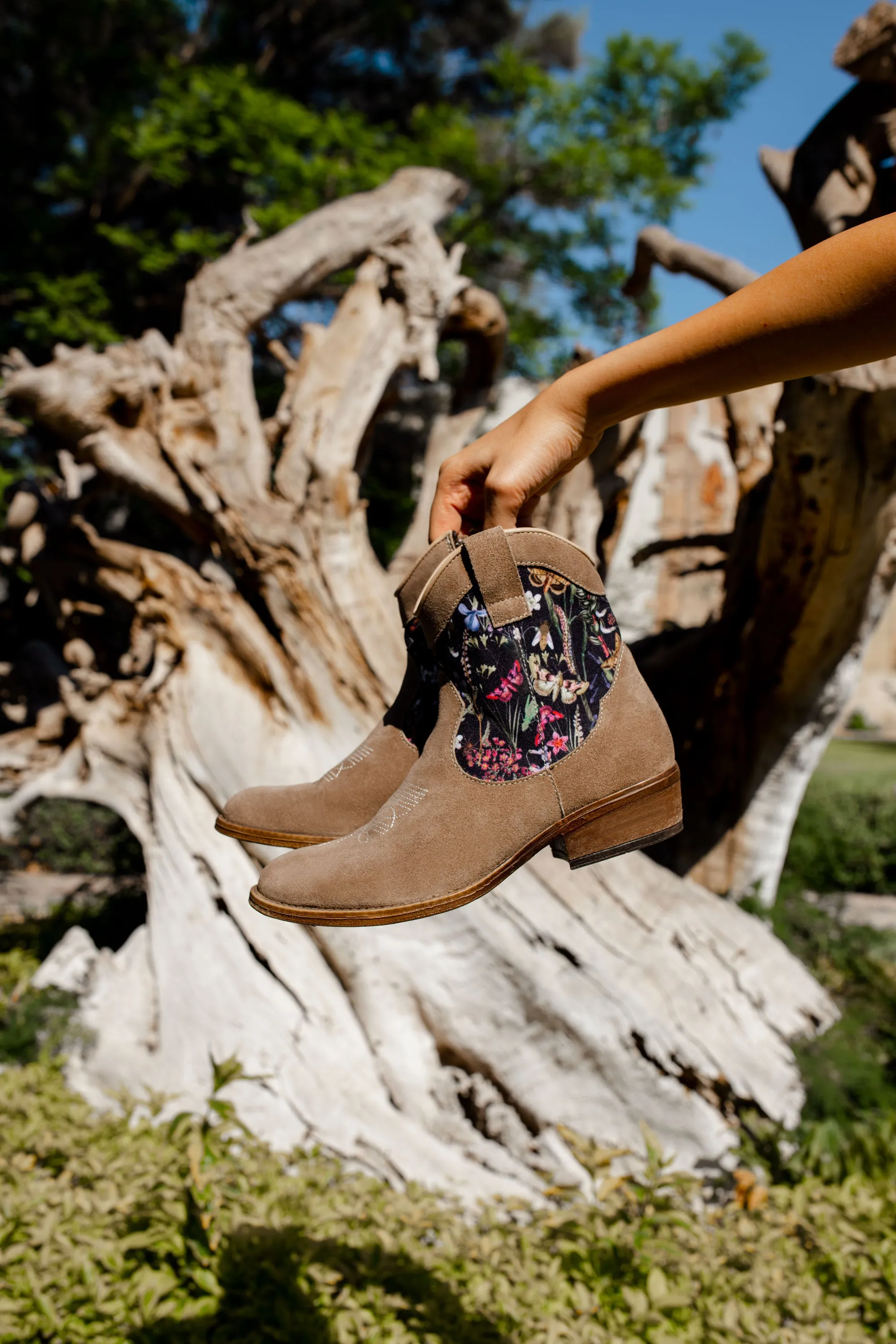 Monterey Black Western Boot Rain Boots