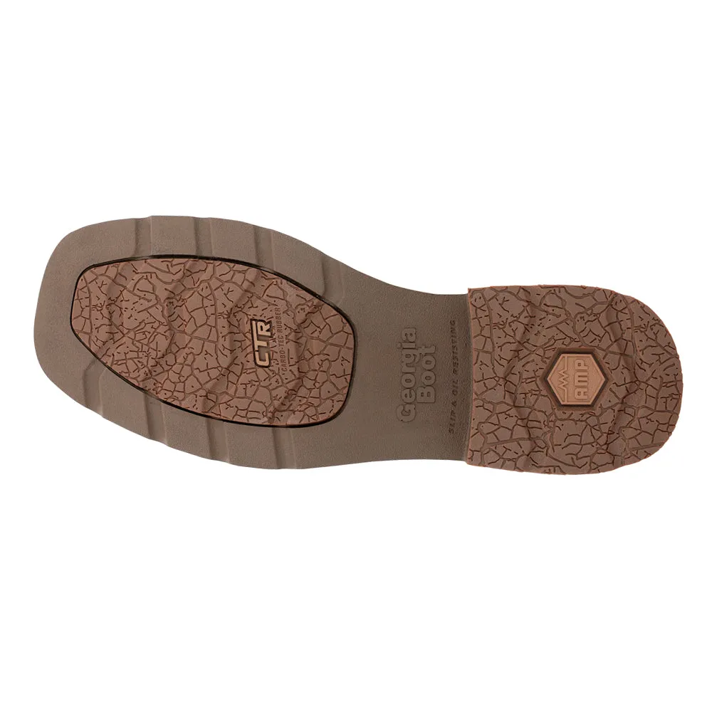 Plus Size Knee Boots Core 37 Western 11 Inch Slip Resistant Steel Toe Work Boots