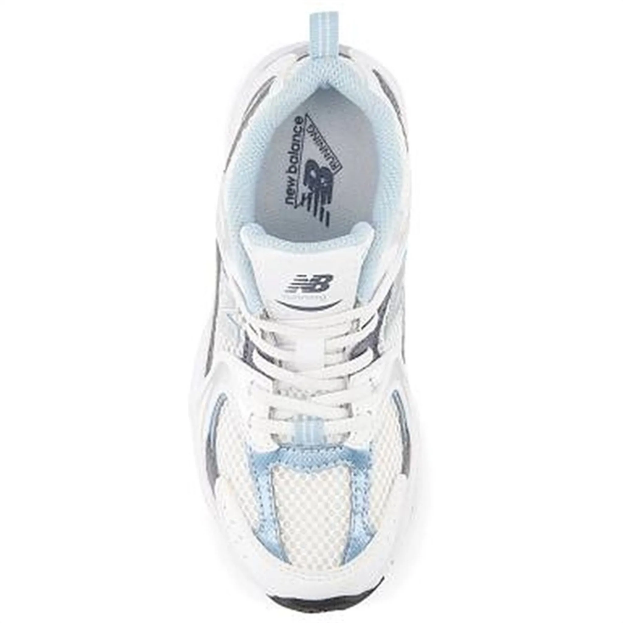New Balance 530 Kids Bungee Lace Sneakers White Cali Wedge Sneakers