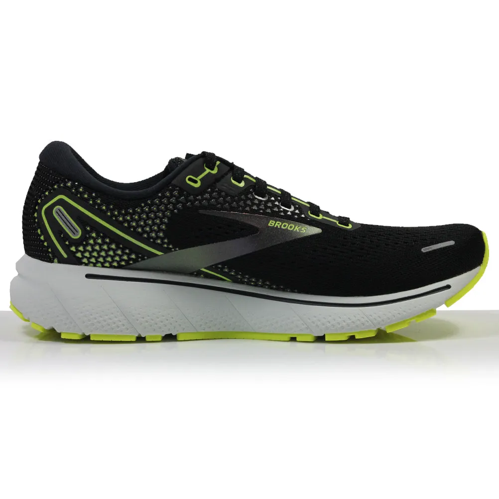 Brooks Ghost 14 Men's Running Shoe - Black/Nightlife Running Shoes Trainers