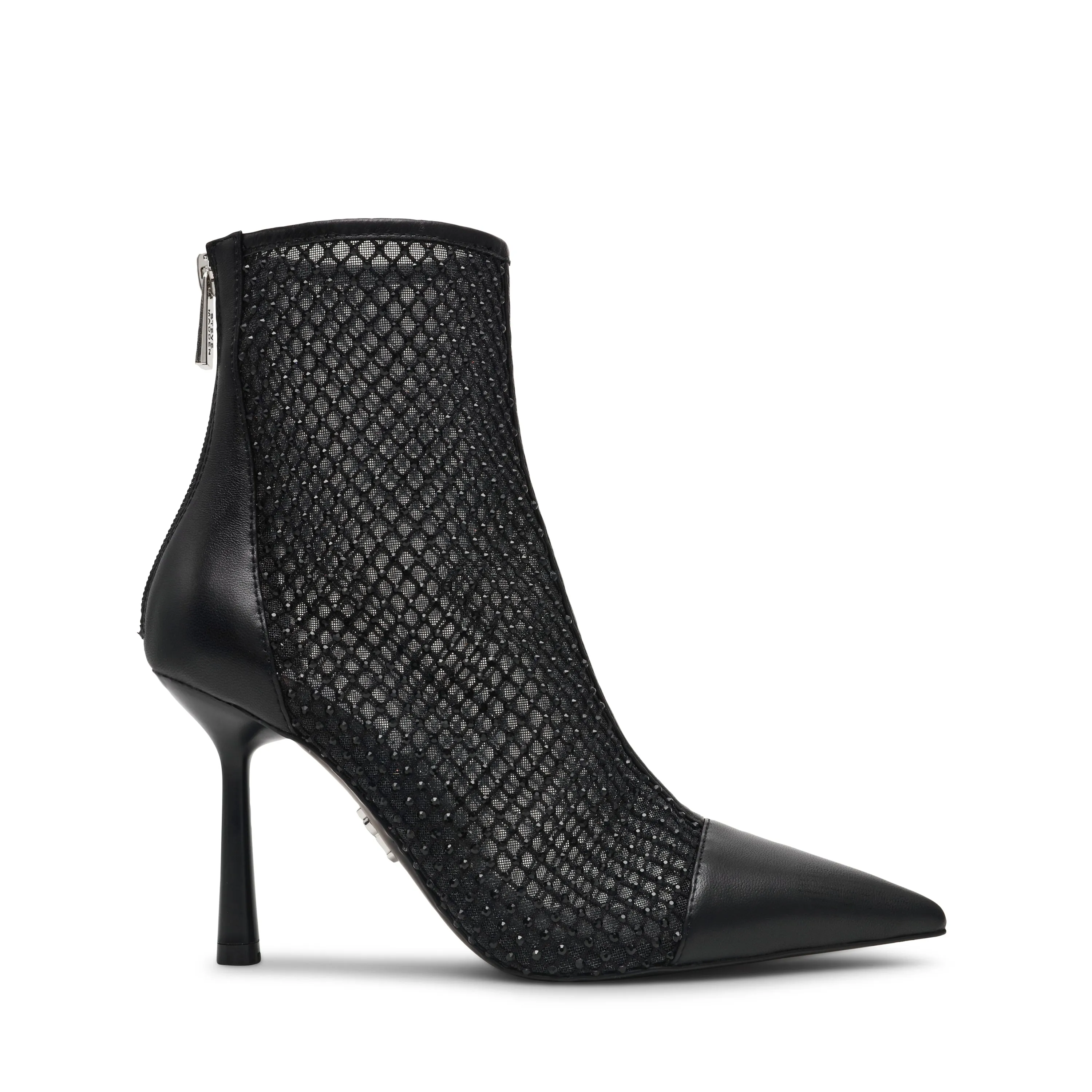 Arlette Bootie BLACK MESH Denim Ankle Boots