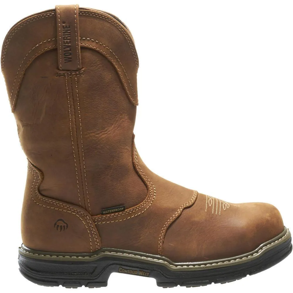 Wolverine Men's Anthem Western Wellington Steel Toe Work Boot Gator Skin Boots