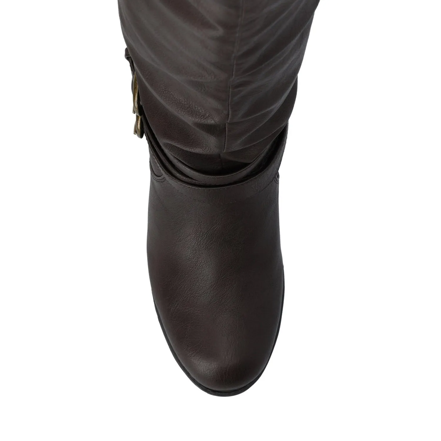Flower Cowboy Boots LATE KNEE-HIGH WESTERN BOOTS IN VEGAN LEATHER