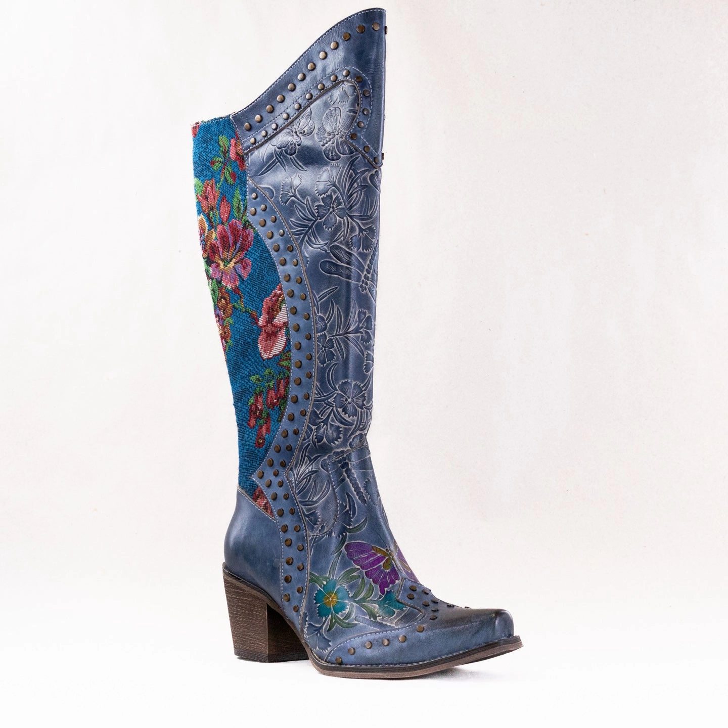 L'Artiste Mallorie Boot (Women's) - Blue Dresses That Go With Cowboy Boots