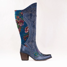 L'Artiste Mallorie Boot (Women's) - Blue Mons Boots