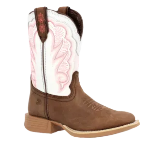 Durango Children's 8" Pink & Brown Western Pull-On Boots DBT0242 Dr. Martens 1460 Boots