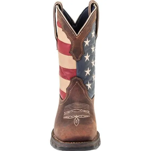 Durango Ladies Rebel Patriotic Pull On Flag Boots RD4414 Cute Western Boots