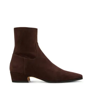 Dusty Bootie CHOCOLATE BROWN SUEDE Smith And Wesson Boots