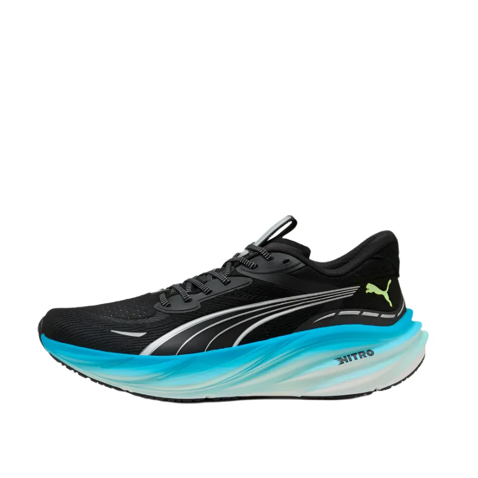 Under Armour Project Rock 2 Training Shoes PUMA Men's Magnify NITRO 3 Running Shoes in PUMA Black/Speed Blue AW25