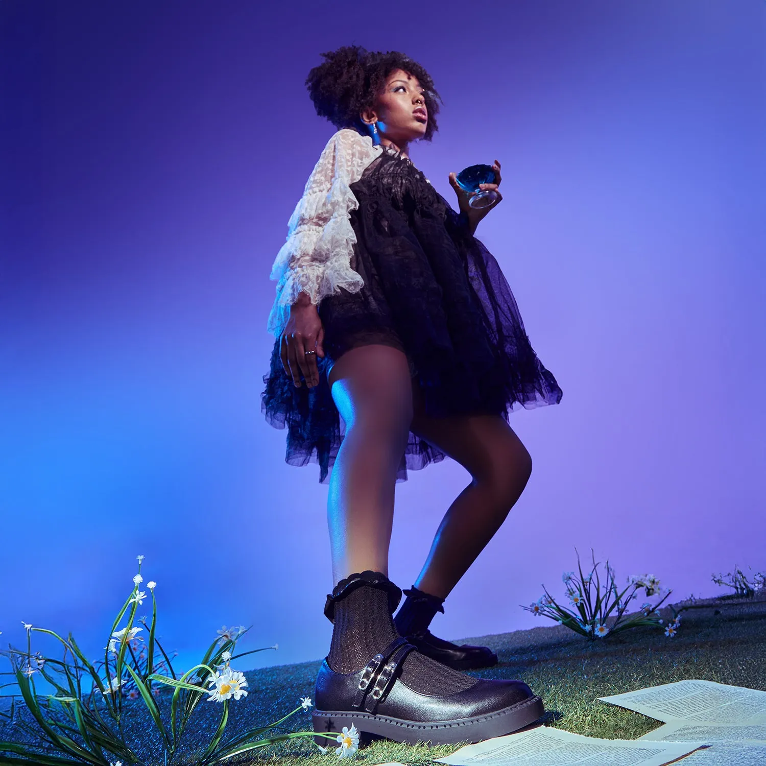 Vagar Safety Pin Tale Mary Janes Cool Shoes For Flat Feet