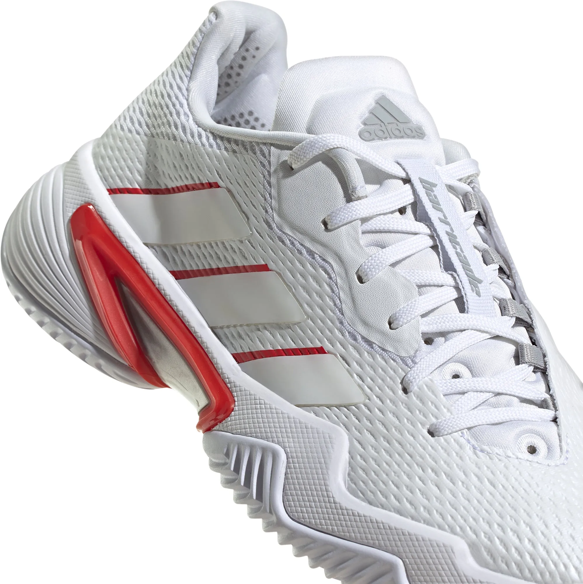 adidas Barricade Womens Tennis Shoes - White Doll Tennis Shoes