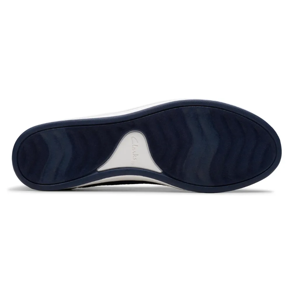 Clarks Breezey Izzy Navy Slip-On Shoe (Women's)