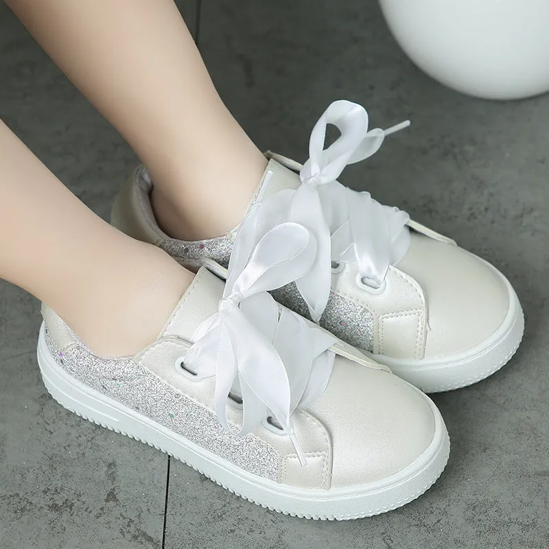 Walmart Flats Girls Sequined Flat Soft Princess Shoes