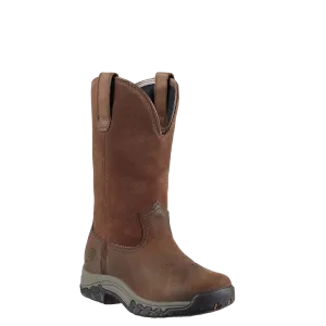 Ariat Ladies Terrain Pull-On H2O Brown Waterproof Boot 10011845 Ww2 Combat Boots