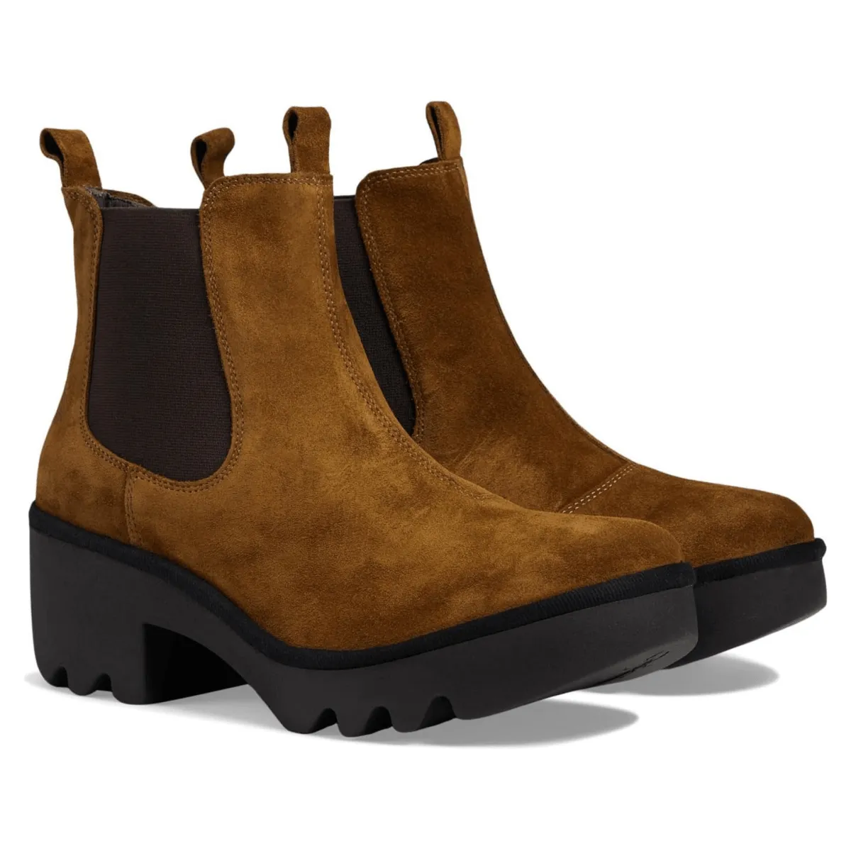 Fly London Women's TRIG514FLY Tobacco Oil Suede Free People Cowboy Boots